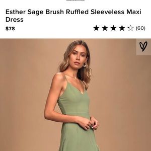 Brand new lulus light green dress